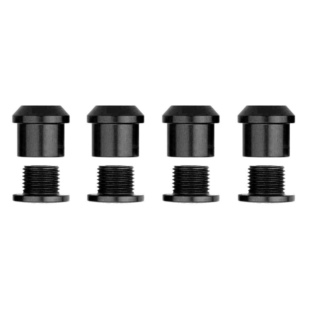 Nuts and Bolts 7mm 4 pcs Black