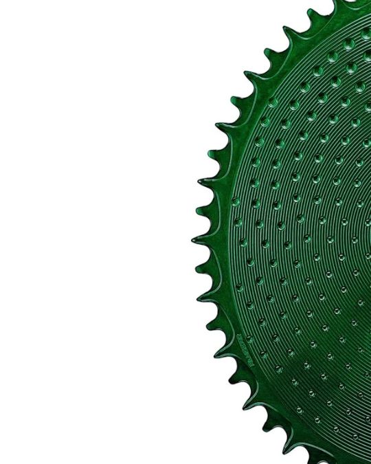 Thread Mount 6,5mm Road/Gravel 46T Green