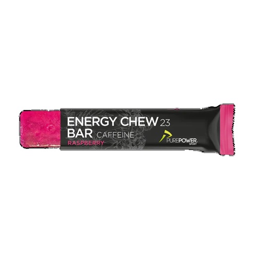 Energy Chew Bar Raspberry Caffeine 30gr