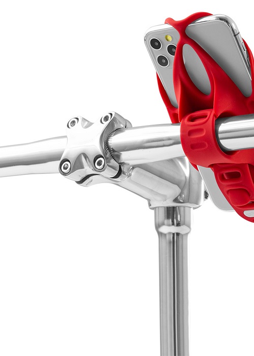Bike Tie 4 Red (for handlebar)