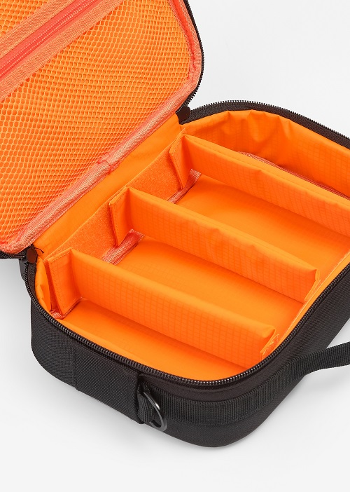 DIVISION TRAVEL BAG BLACK & ORANGE